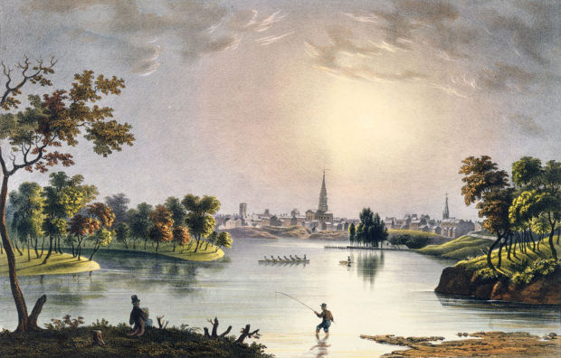 Chouteau's Pond, early view